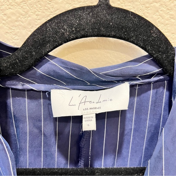 L’academie Pinstripe Mini Dress - Picture 4 of 9